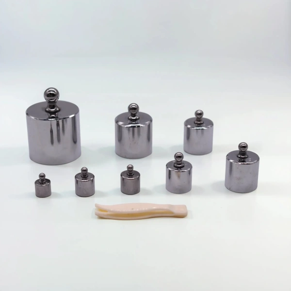 Набор гирь 1000 гр. в футляре (8 шт.)